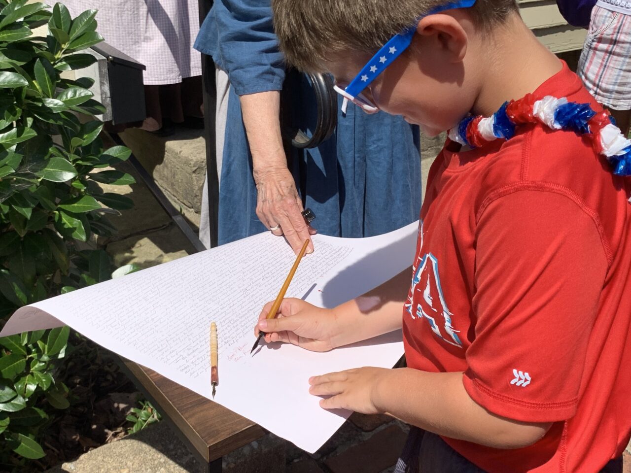 LISTEN Reading the Declaration of Independence in Fredericksburg on the 4th of July