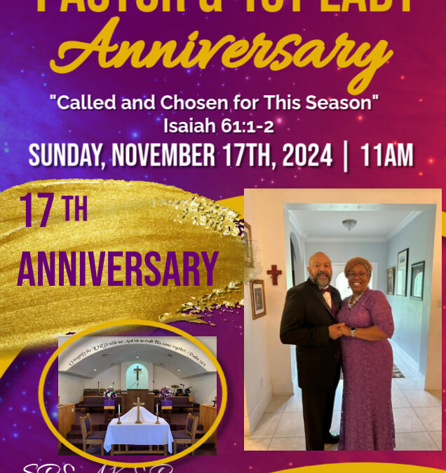 Rev. Carroll L. Jackson’s 17th Anniversary