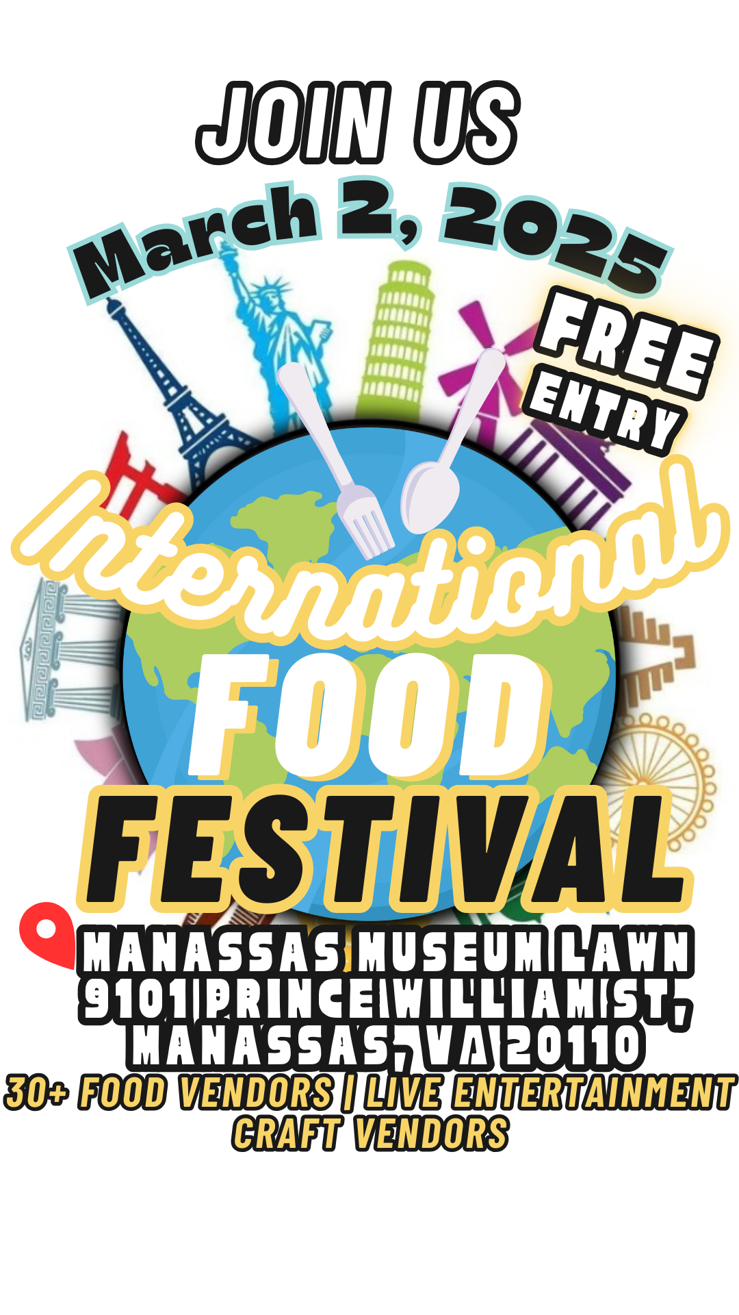 International Food Festival Poster Fredericksburg Free Press