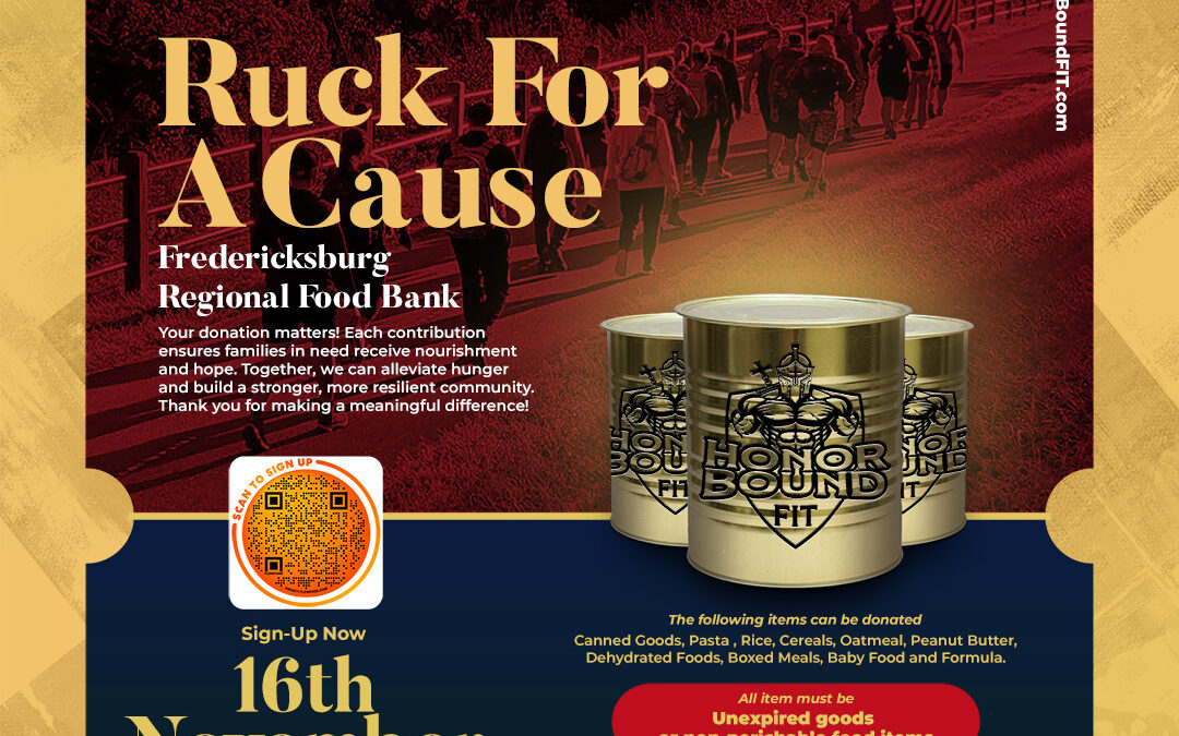 Honor Bound FIT – Ruck For A Cause – Fredericksburg Regional Food Bank