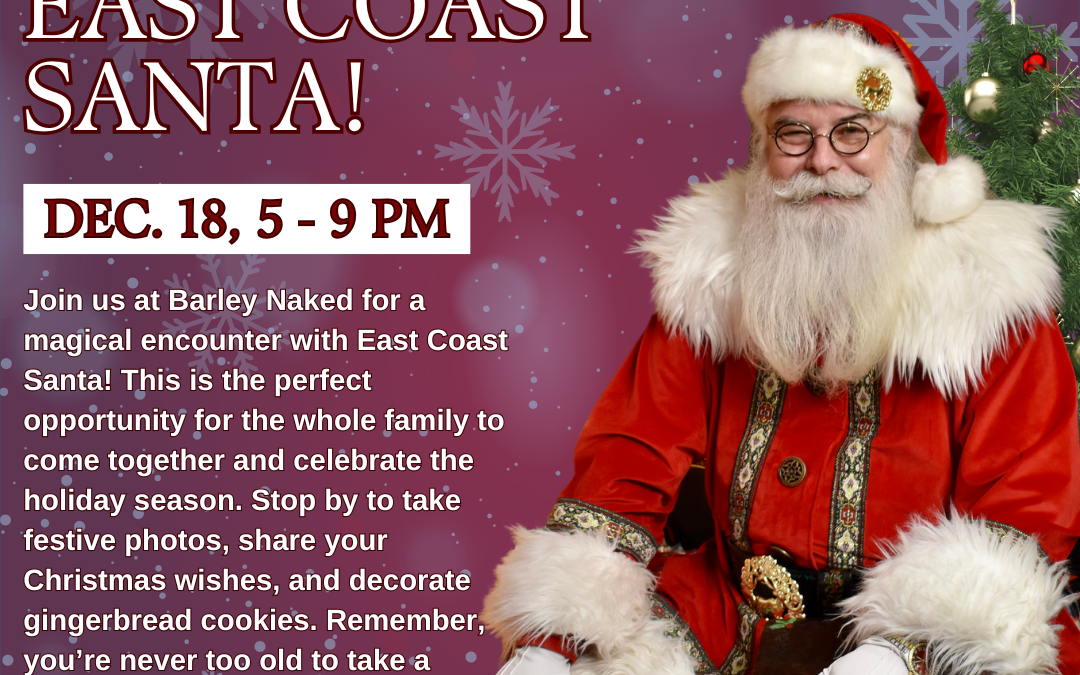Santa Claus Visits Barley Naked!