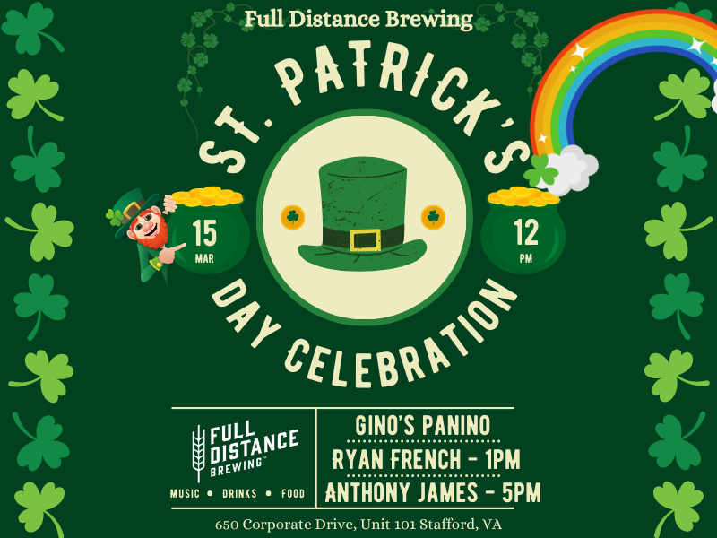 Full Distance Brewing St. Patrick’s Celebration