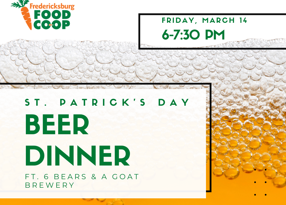 St. Patrick’s Day Beer Dinner