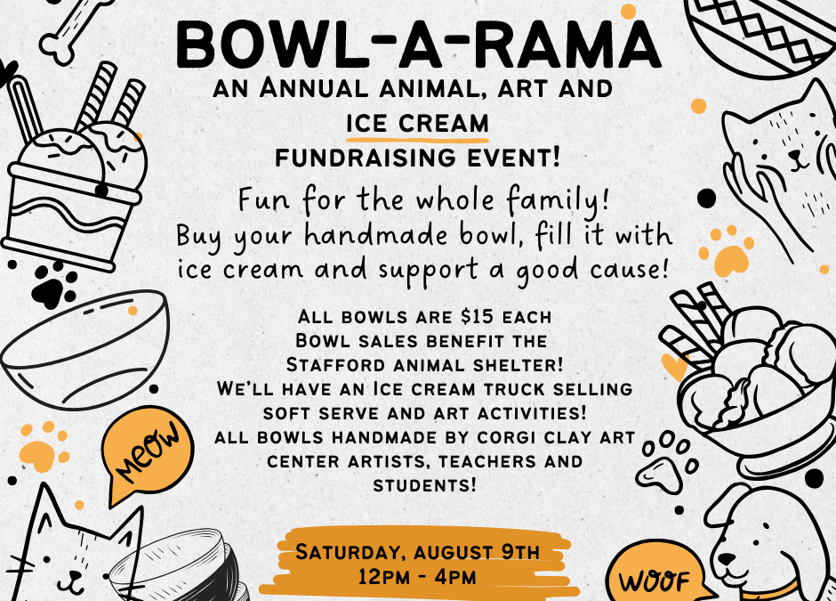 Bowl-A-Rama: an animal, art and ice cream fundraising event!