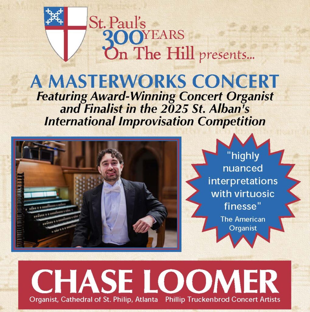 Masterworks Concert: Chase Loomer, Organist