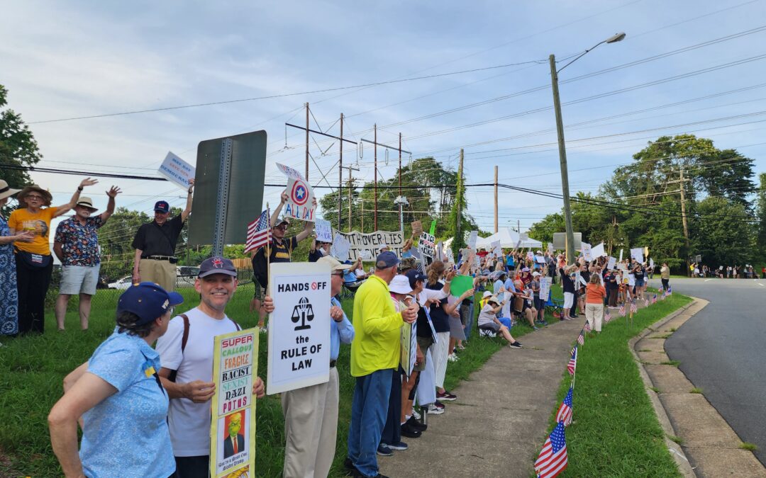 With Lewis as inspiration, Fredericksburg protestors strive to ‘Make Good Trouble’