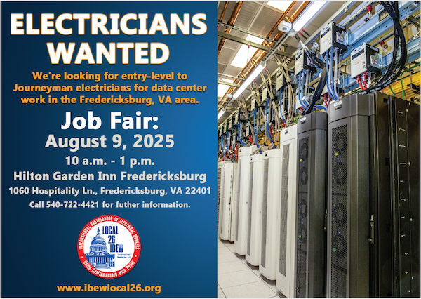 Electricians wanted