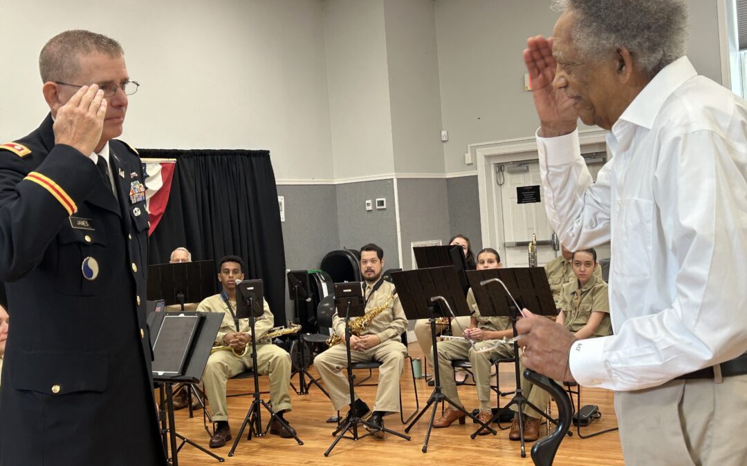 Party like it’s 1945: World War II veteran Toye feted for service at HFFI event