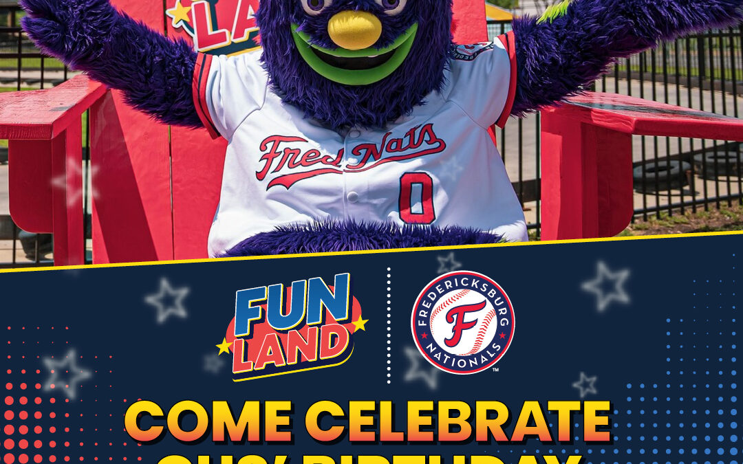 Come Join Us For Gus’s Birthday at Fun Land Fredericksburg!