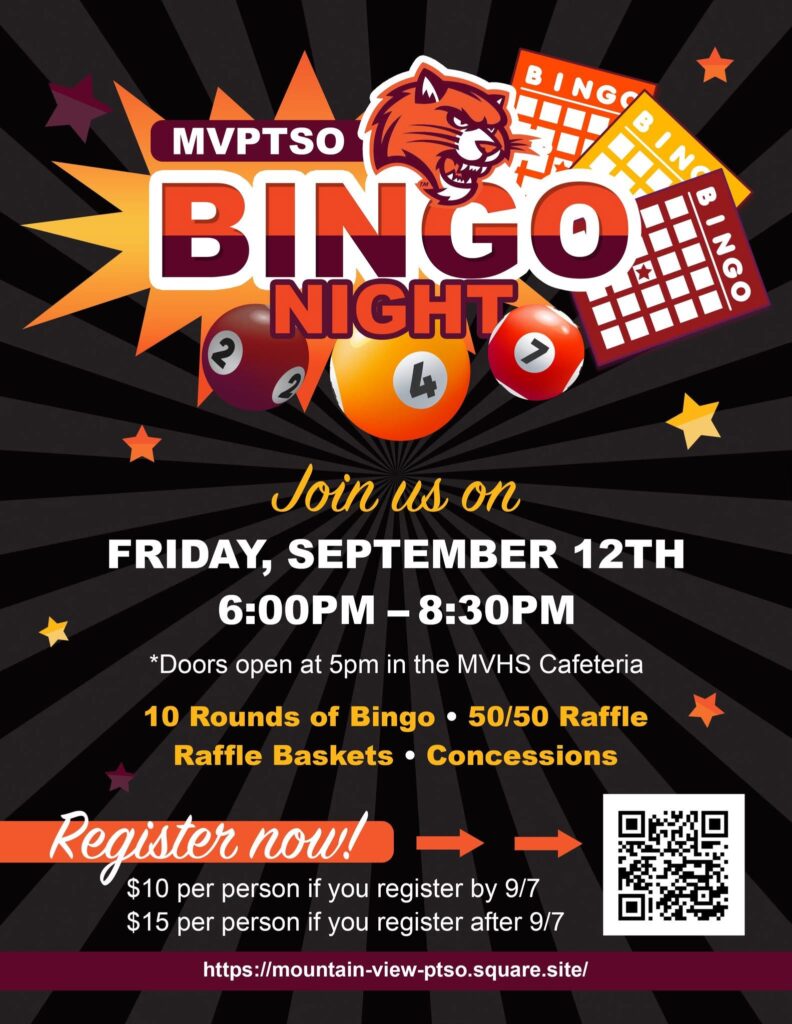 Mountain View High School Bingo Night