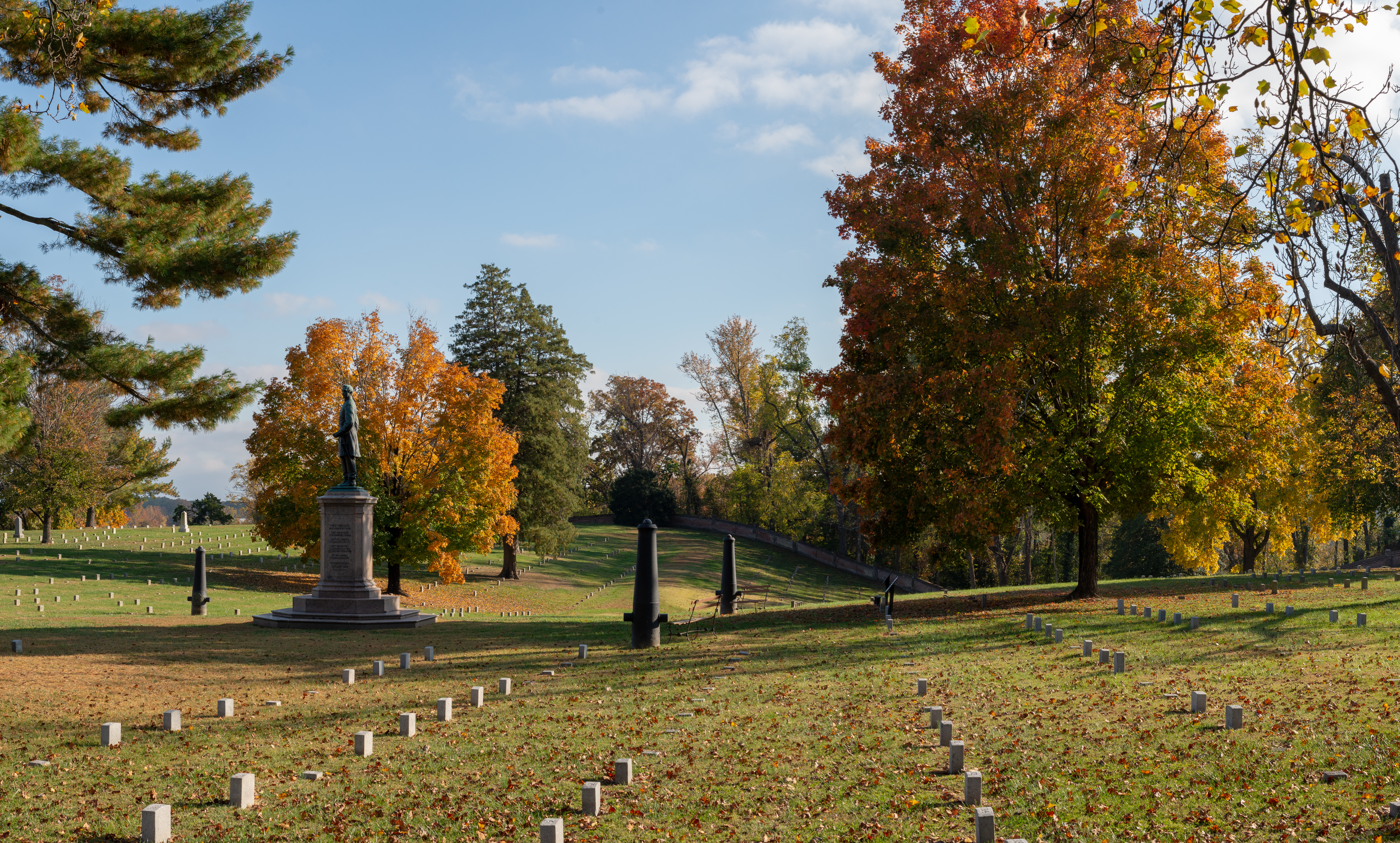 Humphreys Monument in Fall