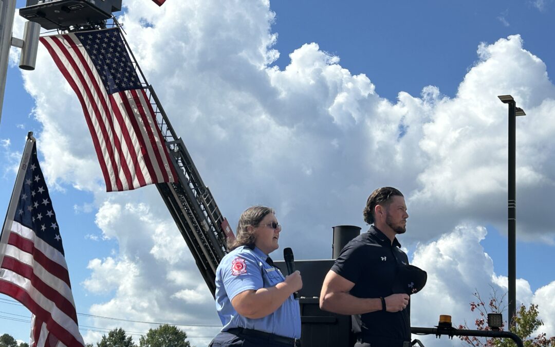 PHOTOS:   9/11 at noon at Mission BBQ