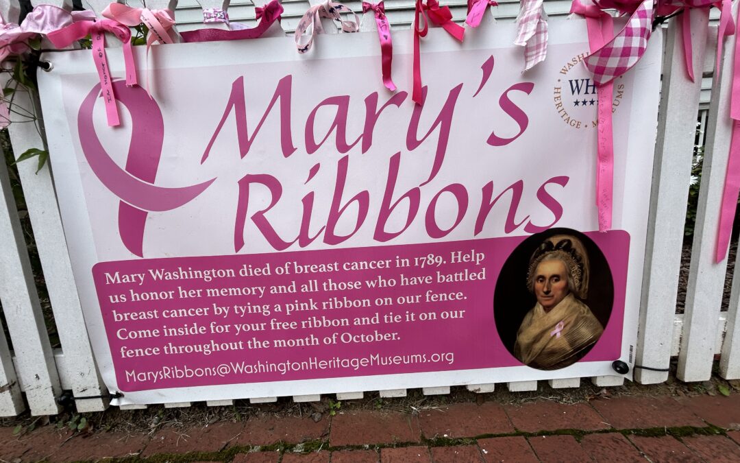 PHOTOS:  Community ties ribbons of remembrance at Mary Washington House