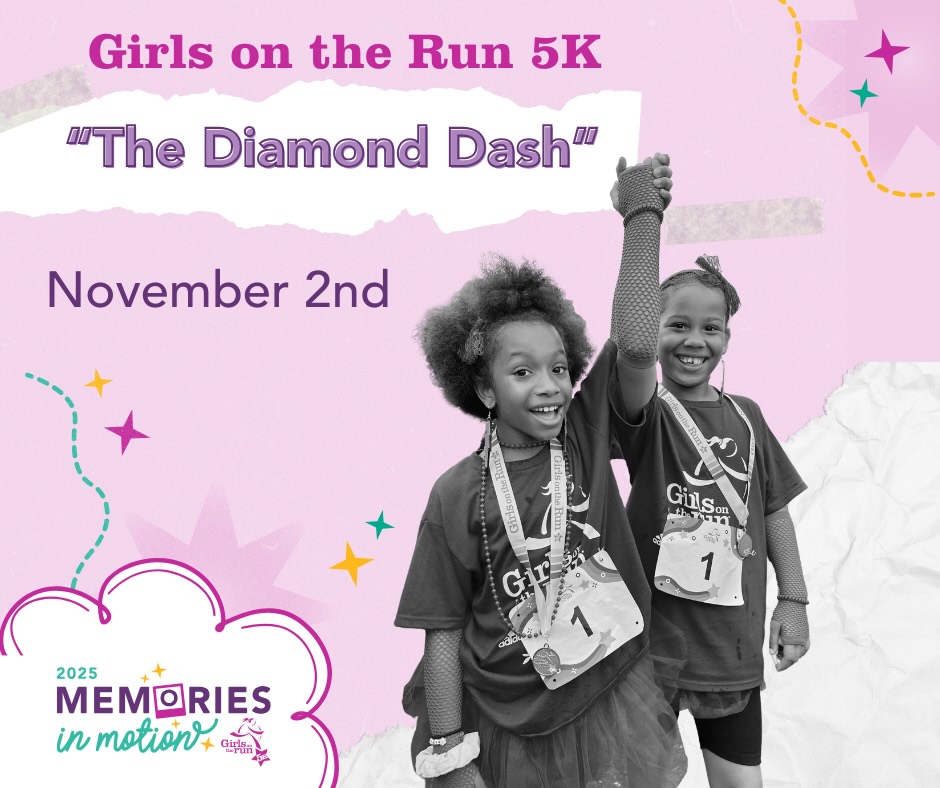 Girls on The Run Piedmonts Fall 5K, The Diamond Dash