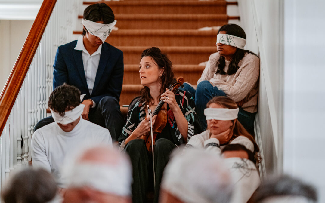 Eyes closed, ears and mind open to a musical experience