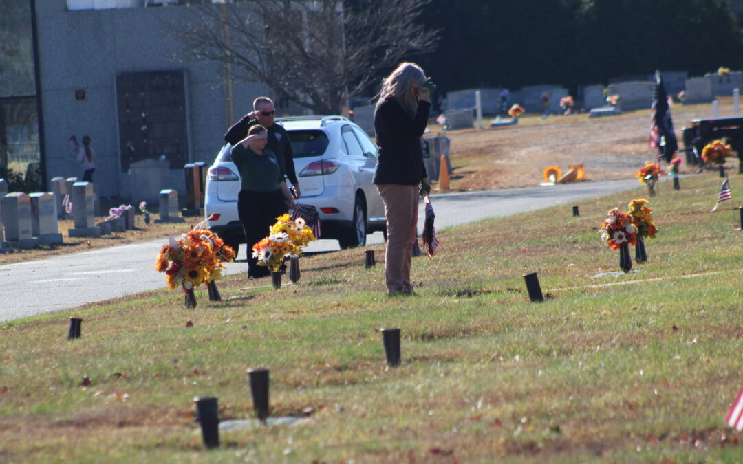 PHOTOS:  VFW Post 3103 marks veterans’ service with flags at Oak Hill Cemetery