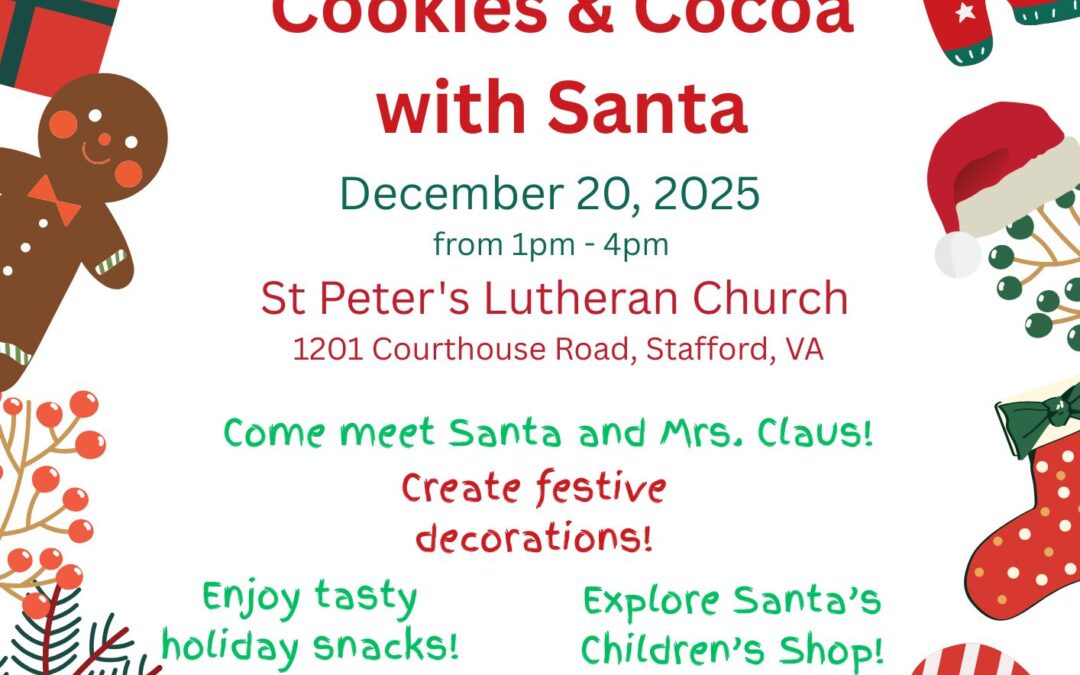 Stafford County Lions Club “Cookies and Cocoa with Santa”