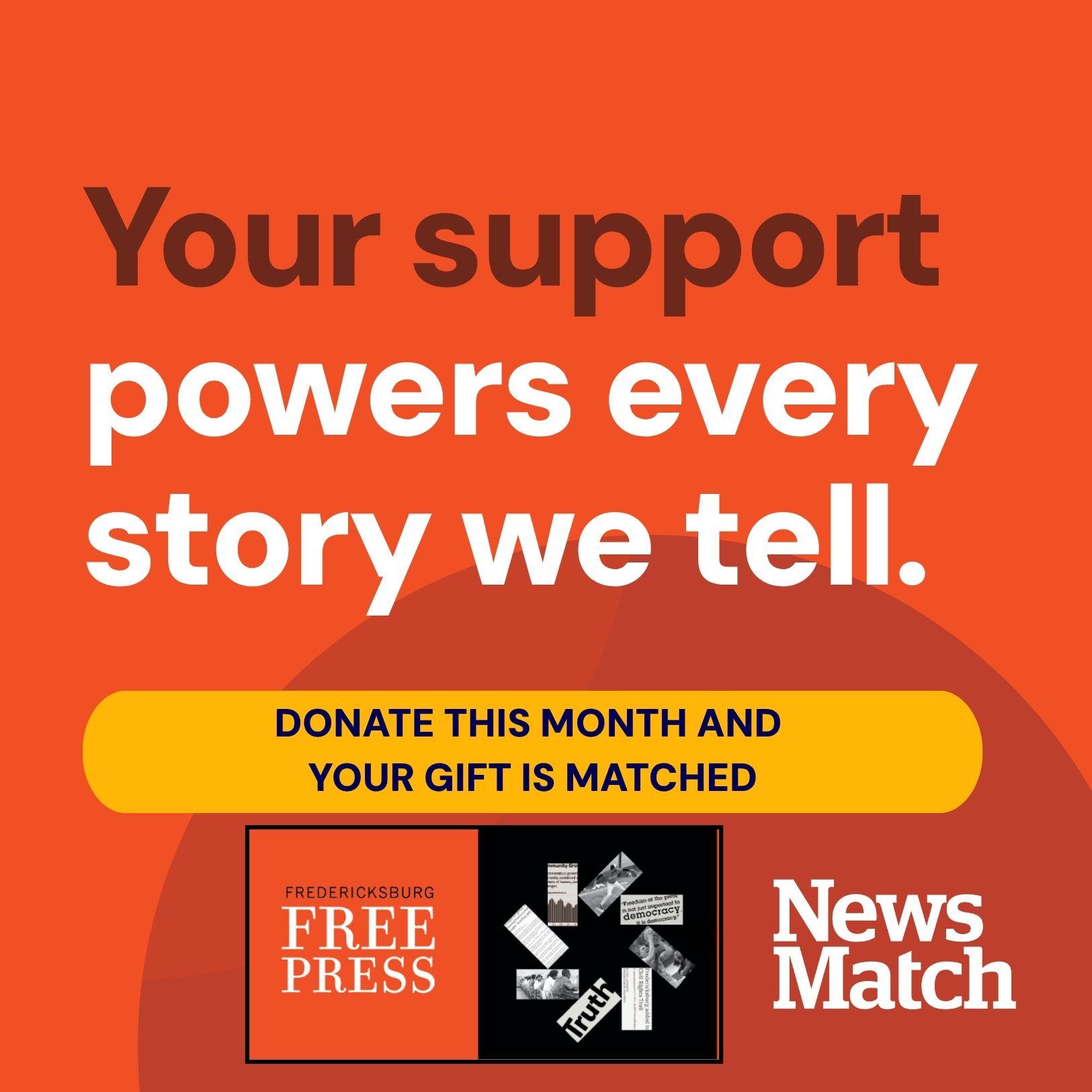 Donate and have donations doubled by Newsmatch