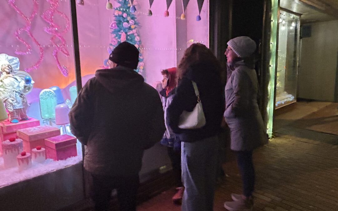 PHOTOS:  Fredericksburg crowds turn out for annual Whittingham window reveal