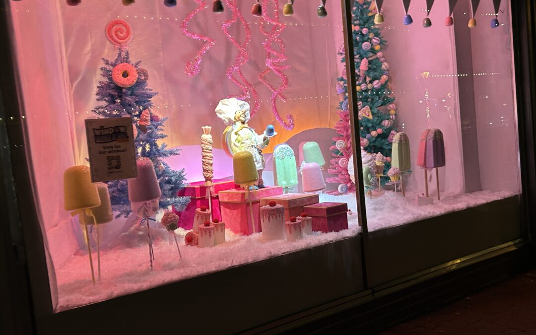 WATCH:  The making of Bob Whittingham’s Christmas windows downtown