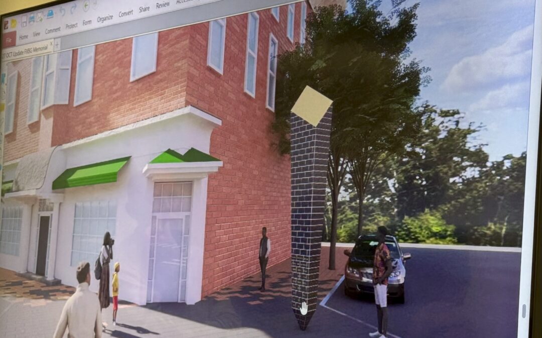 ‘It won’t be moved’: Otitigbe, Sims show progress on auction block memorial