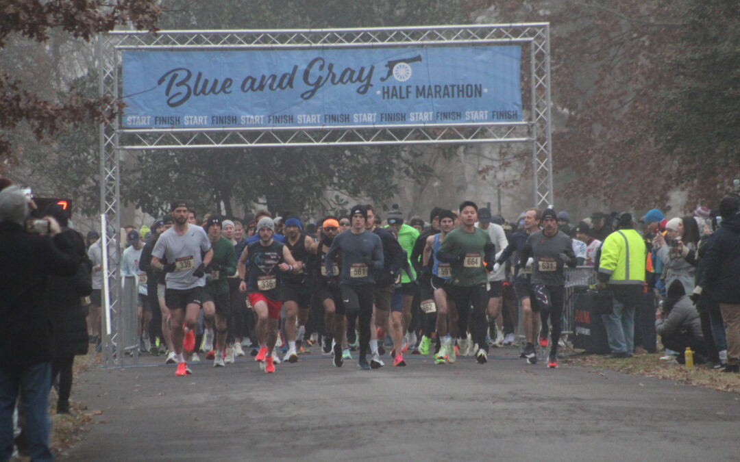 PHOTOS:  Fredericksburg running community shines at 25th Blue & Gray Half