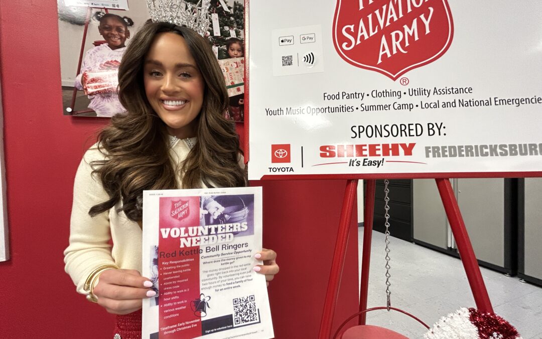 WATCH:  Miss Volunteer Virginia encourages community to ring Salvation Army bells this Christmas