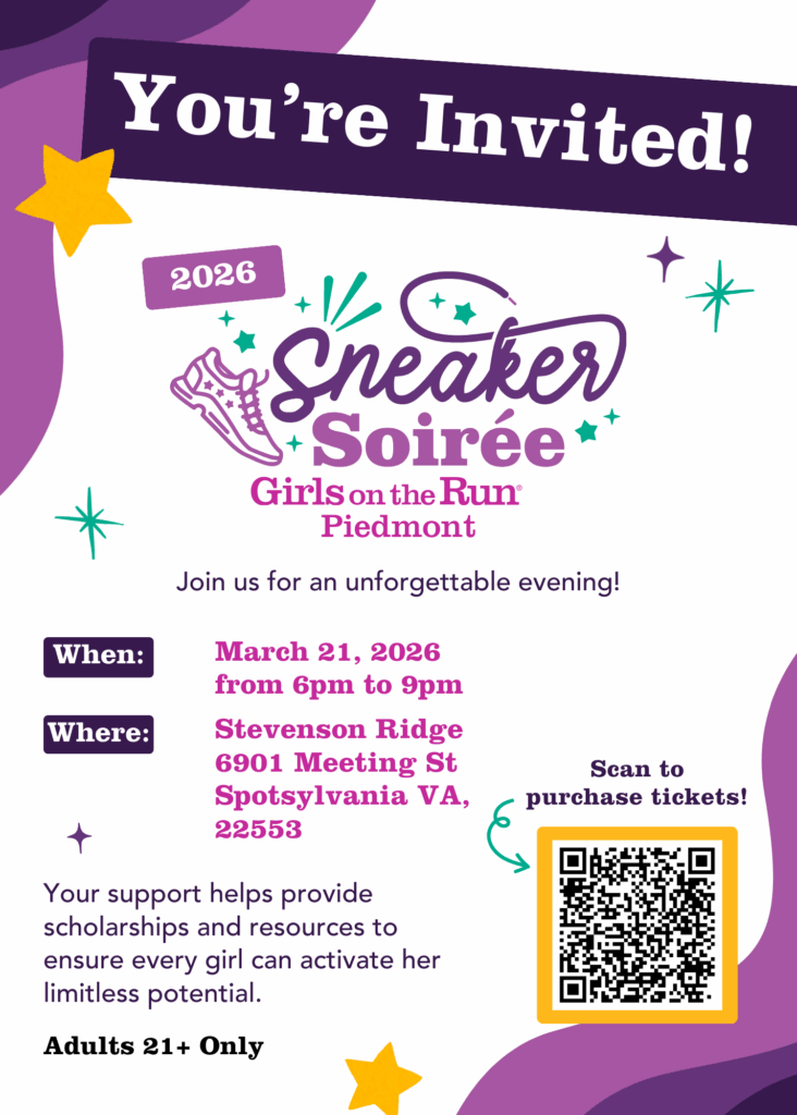 Girls on the Run Piedmont Sneaker Soiree