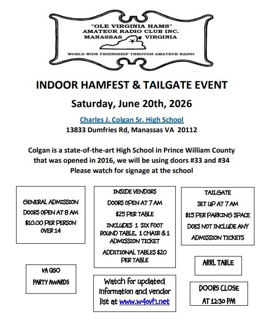 Ole Virignia Hams Amateur Radio Club Hamfest