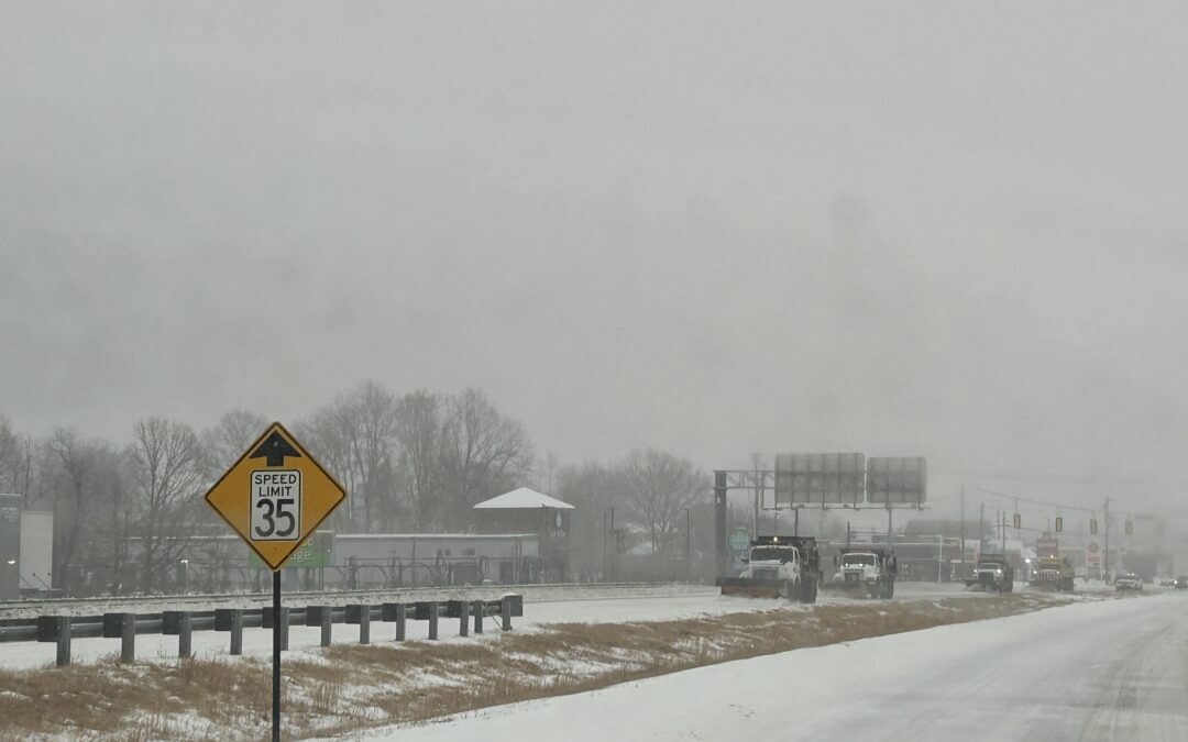 PHOTOS:  An icy Sunday around the area