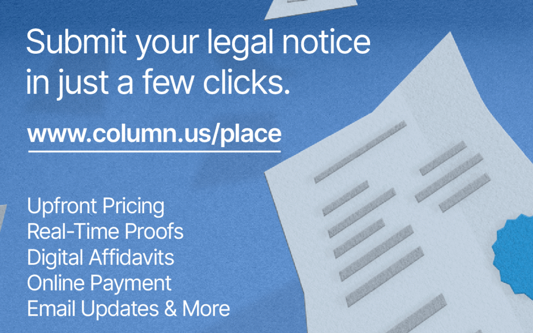 Fredericksburg Free Press now accepting legal notices