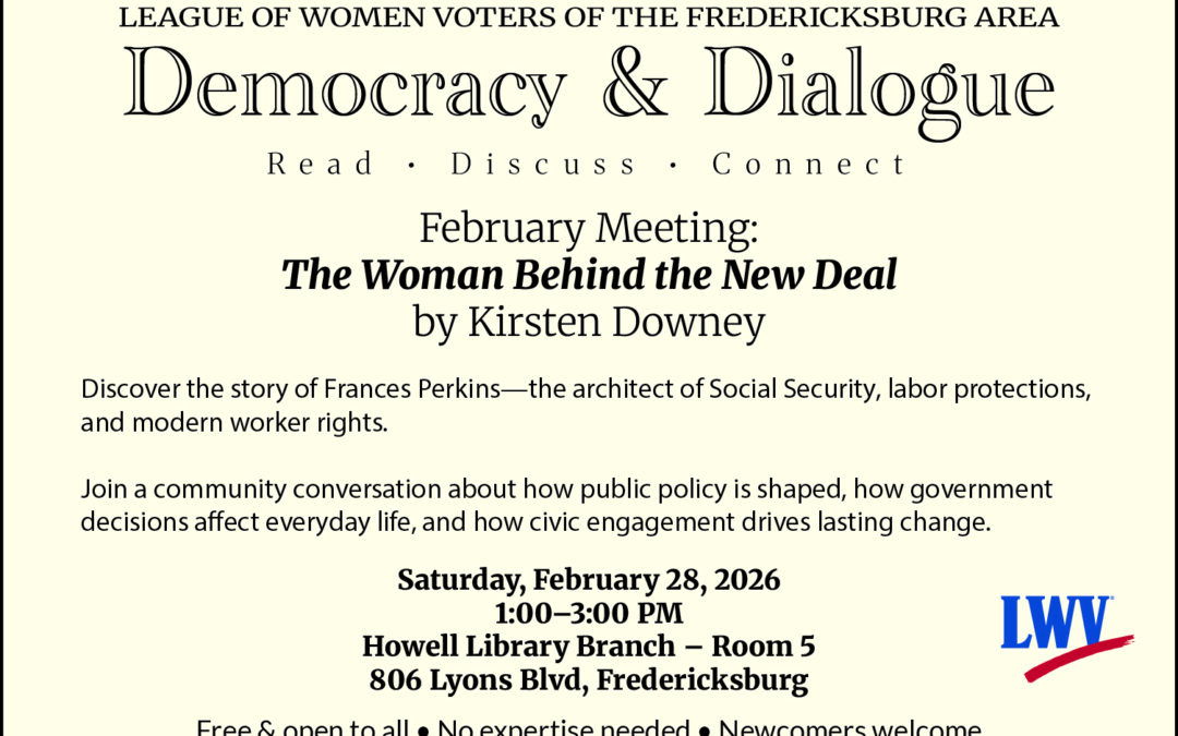 Civic Conversations Book Club: The Woman Behind the New Deal