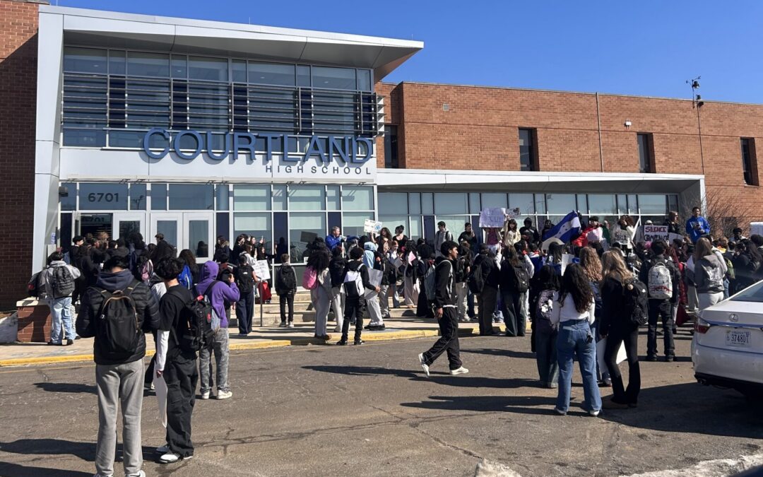 Walk out: Spotsylvania County students leave class to protest ICE