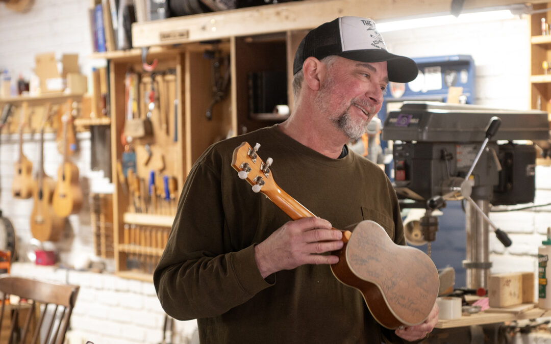 From wood to rock(steady), Larry Hinkle is building a creative life