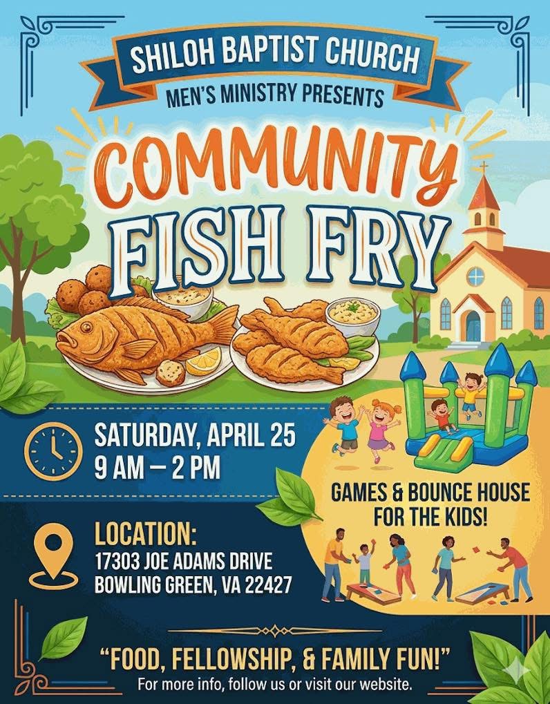 Shiloh Baptist Church (Bowling Green) Men’s Ministry Fish Fry and Yard Sale