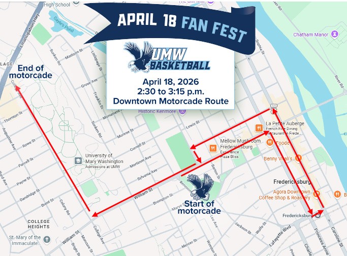 UMW National Championship Fan Fest Motorcade