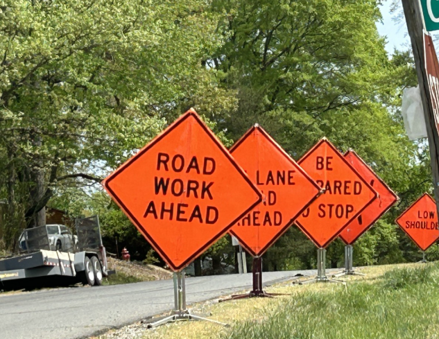 Area road work this week