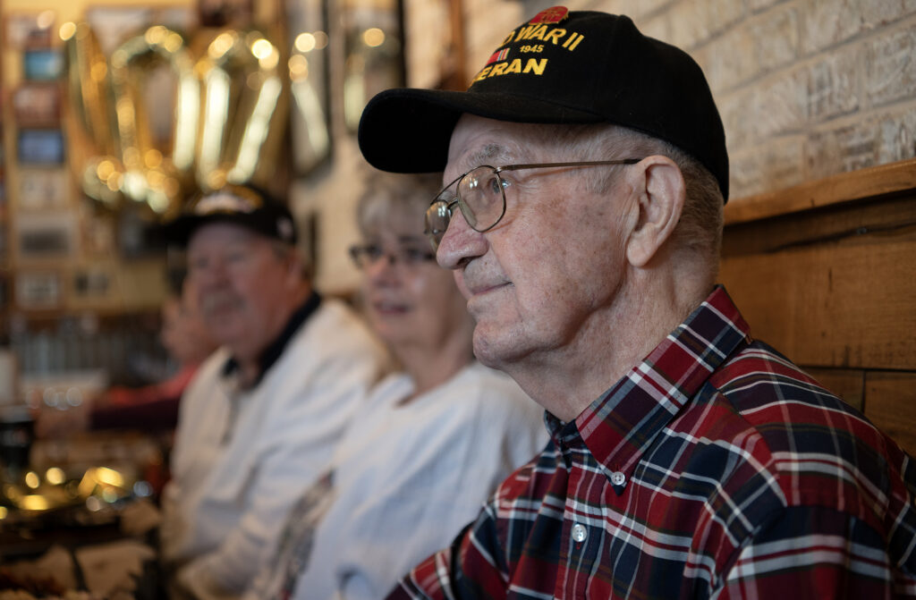 Justin Carter Jr. spent two years at war; the other 98 have been downright pacific