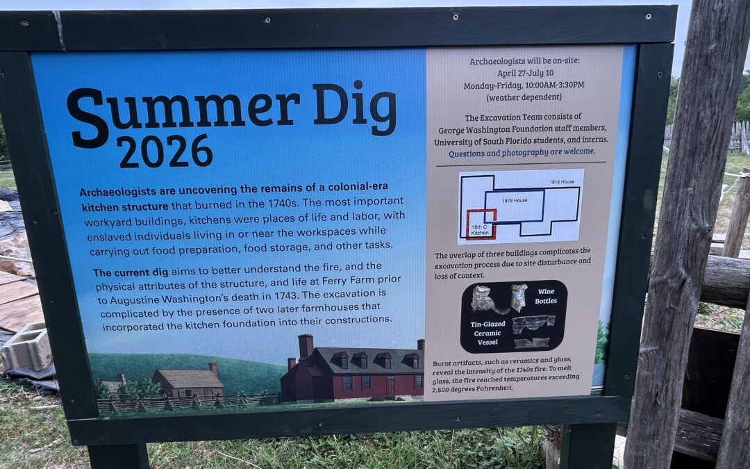 LISTEN:  Search for colonial clues resumes at Ferry Farm
