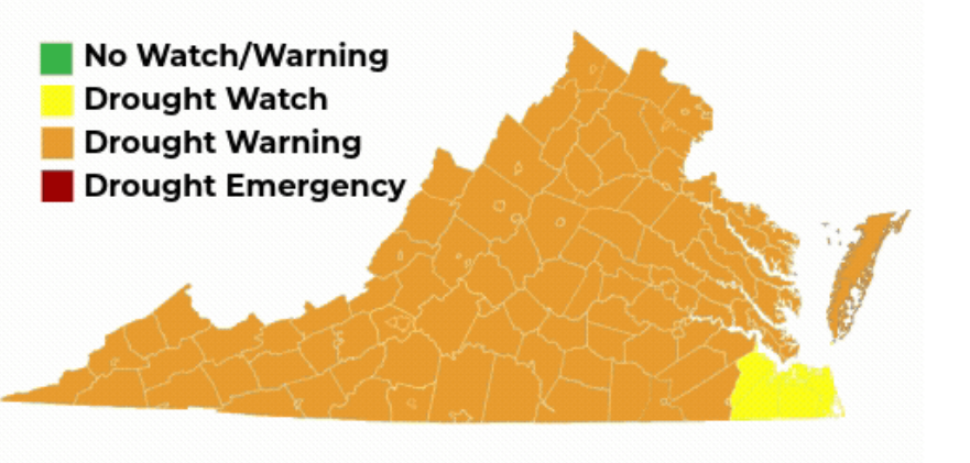 Statewide drought conditions worsen In Virginia