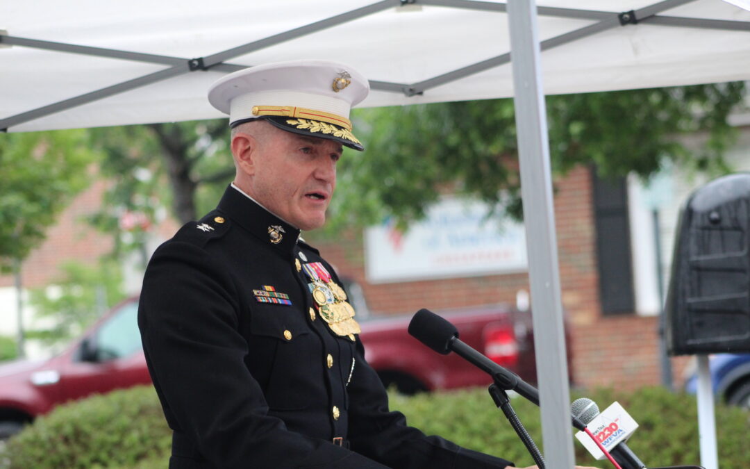 WATCH:  Memorial Day keynote in Fredericksburg warns future wars may include higher casualties