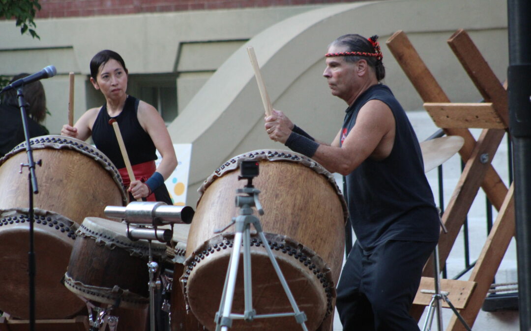 PHOTOS:  Taiko performance marks week 2 of Music on the Steps