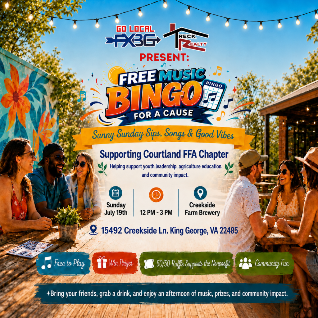 FREE Music Bingo For A Cause – Supporting Courtland HS FFA