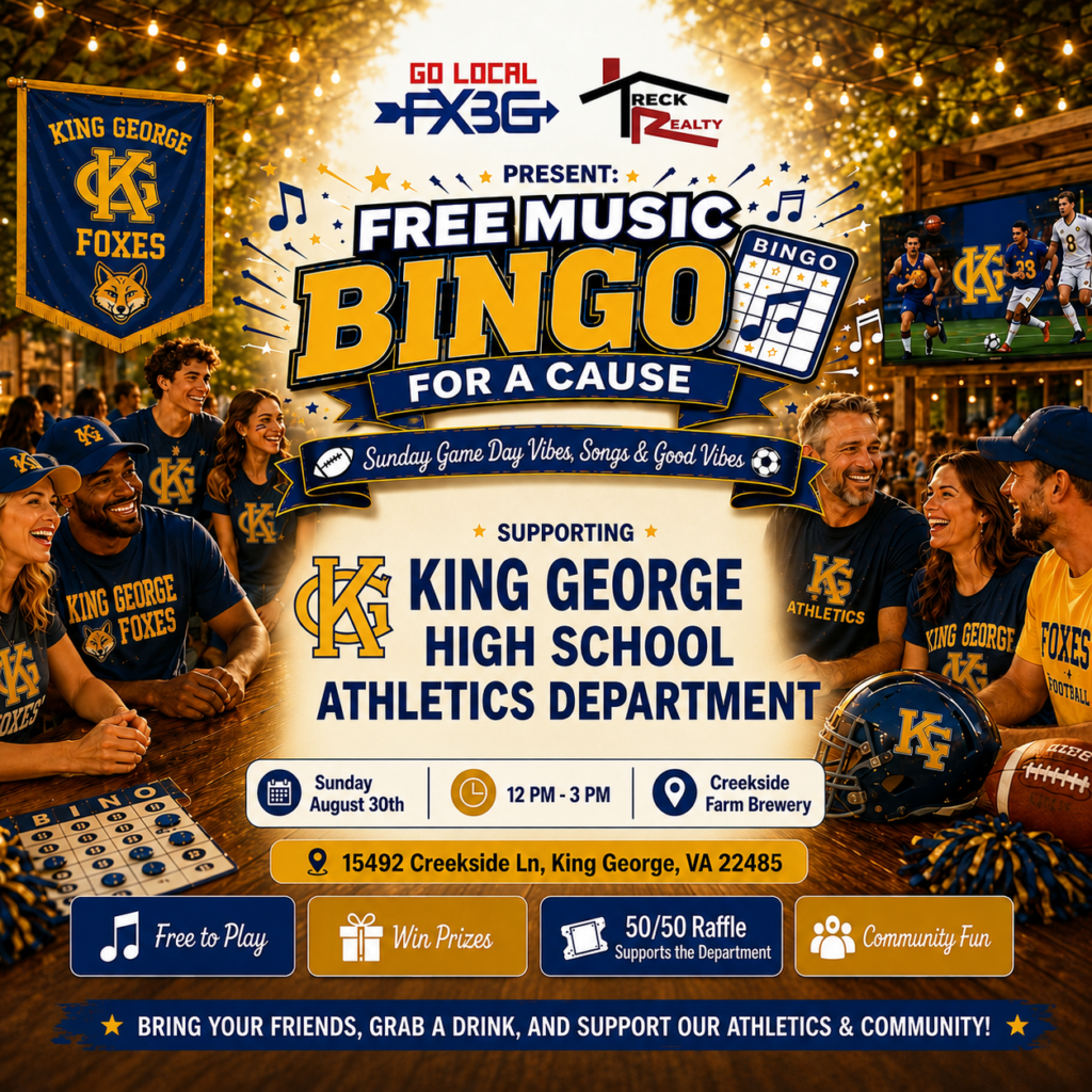 FREE Music Bingo For A Cause – Supporting KG HS Athletics Dept.