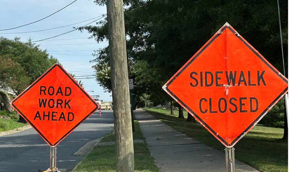 Area roadwork this week