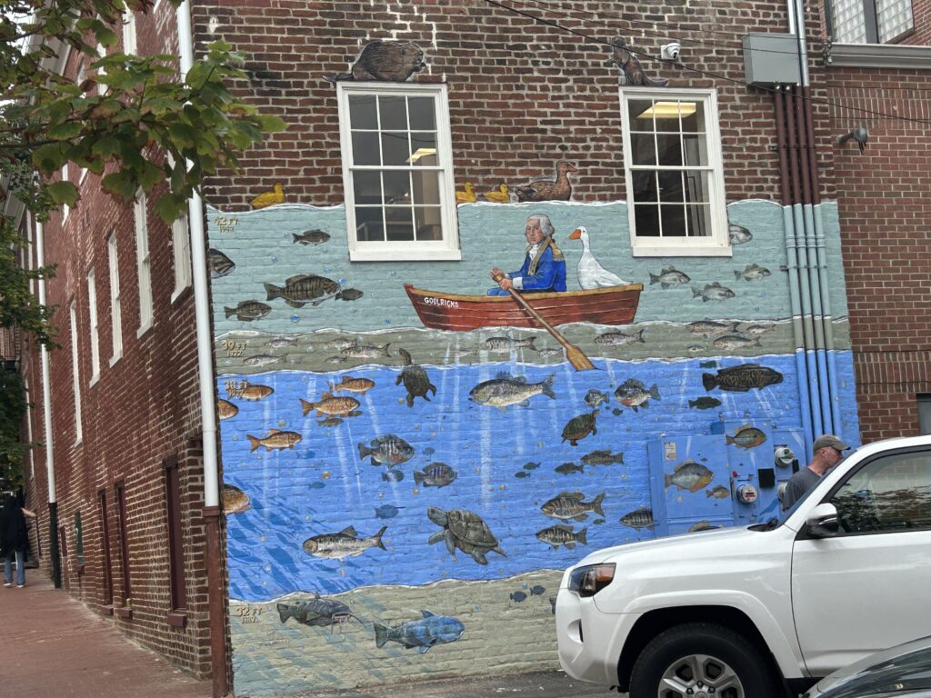 WATCH: Artist puts final brushstroke on Goolrick's mural