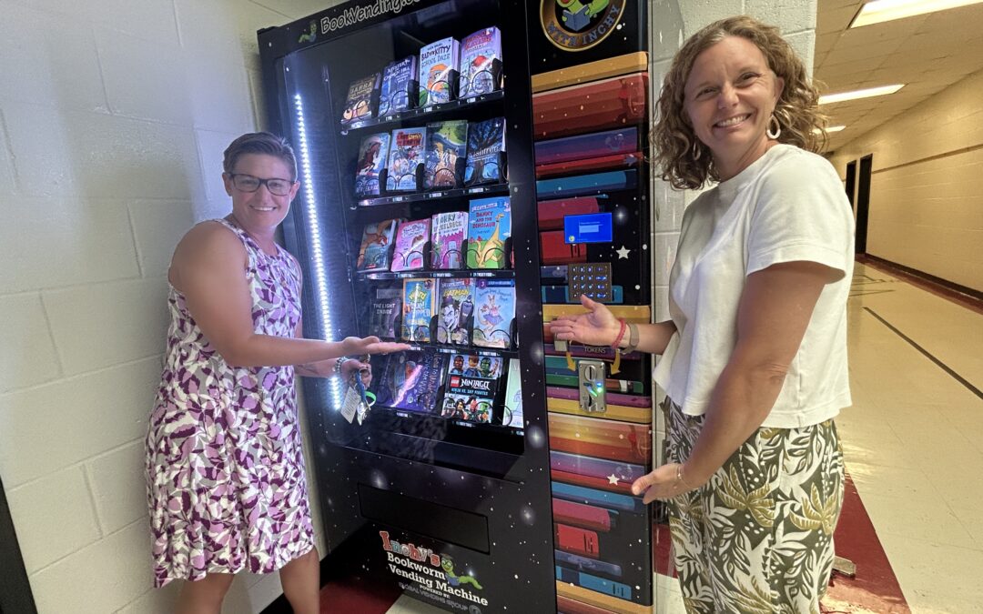 WATCH:  Spotsylvania Schools use book vending machines to spark a love of reading