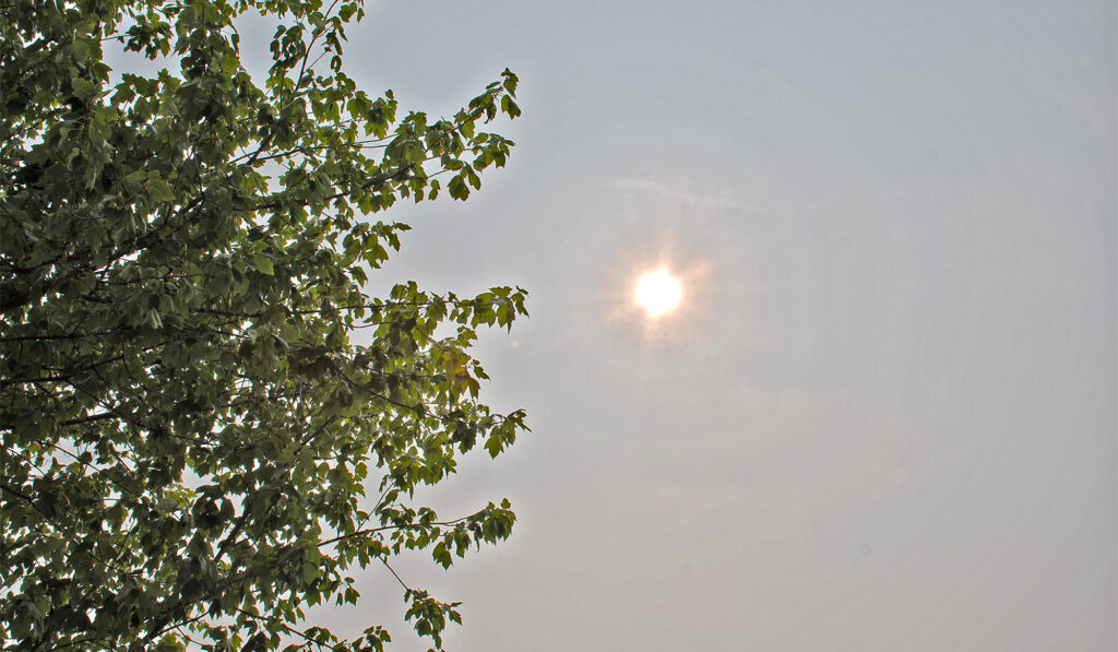 Canadian wildfire smoke reaches region