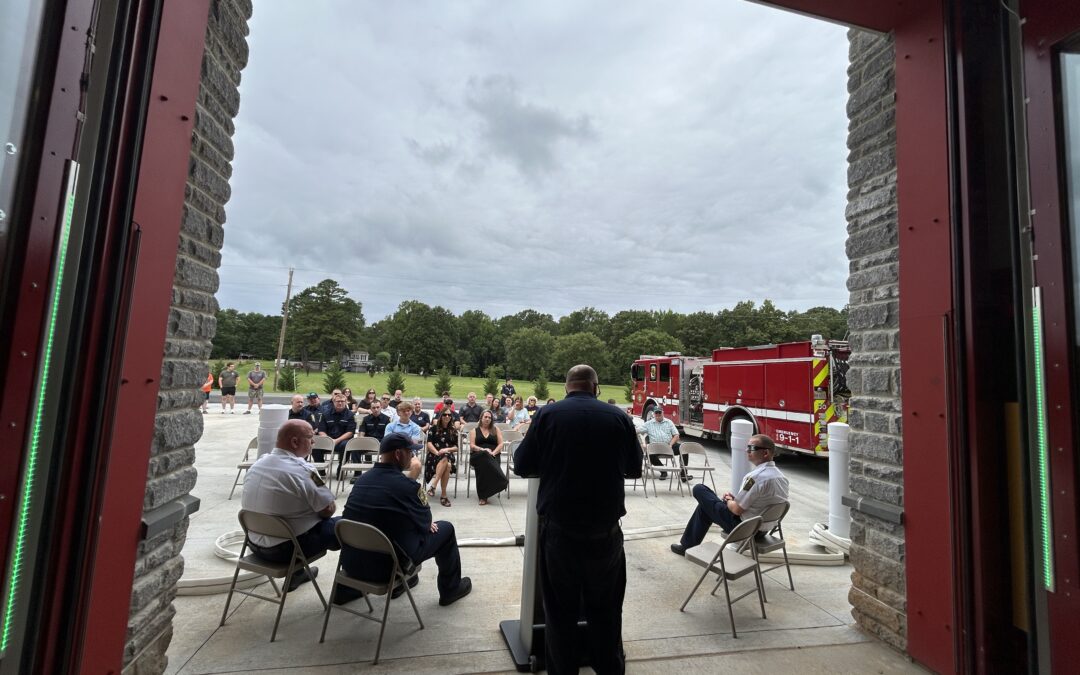 PHOTOS:  Dedicating a new fire station in Partlow