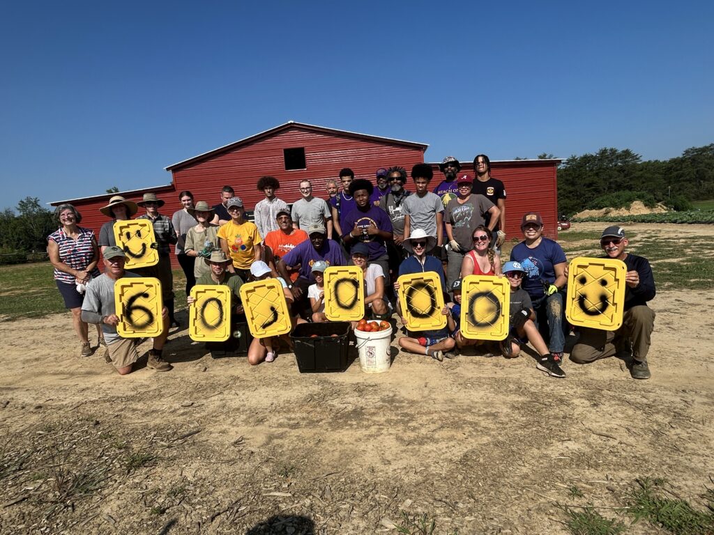60,000 pounds and still growing